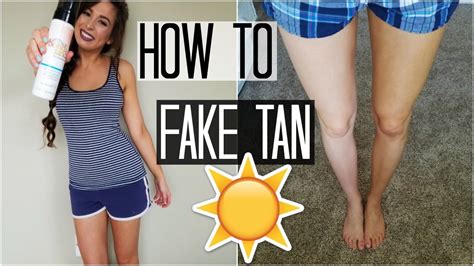 How To Get The Best Sunless Tan Sunless Tanning Routine Youtube