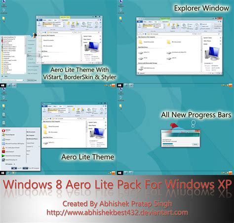 Windows 8 Aero Lite Pack By Abhishek Pratap Singh By Abhishekbest432 On