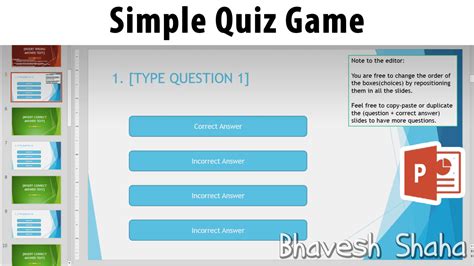 Download Powerpoint Template Interactive Quiz Game For Regarding Quiz