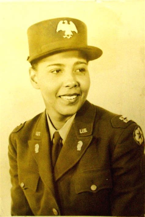 Colonel Charity Adams 1st Us Army Commissioned African American Female