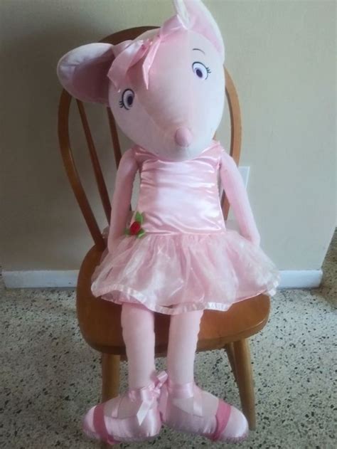 Giant Angelina Ballerina By Madame Alexander 36” Cloth Plush Doll Toy