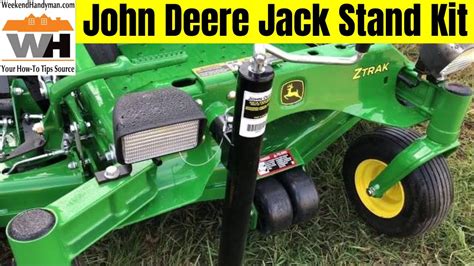 John Deere Ztrak Zero Turn Front Jack Stand Kit Accessory Easy
