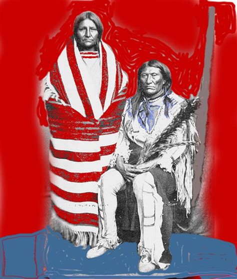 Native American Couple Posing For Their Portrait Limited Edition 1 Of 1 New Media By Stephen