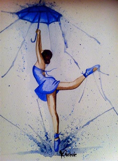 Dancing In The Rain Painting By Kristine Sedmale