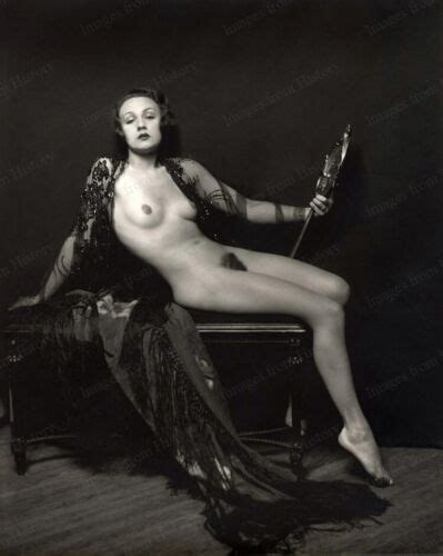 X Print Ziegfeld Girl With Mirror By Alfred Cheney Johnson Risque