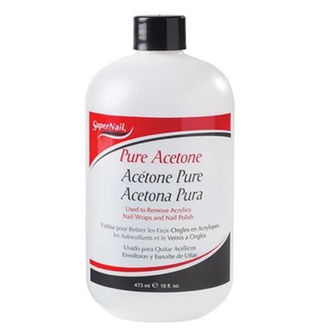 Supernail Pure Acetone Polish Remover 16 Oz Nancys Beauty Warehouse