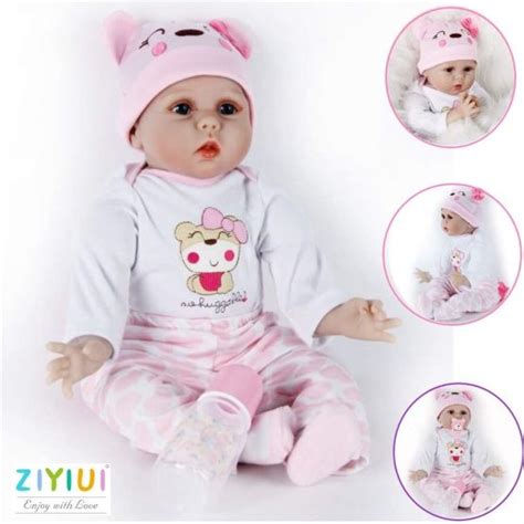 Ziyiui 22 Inch Reborn Baby Dolls Lifelike Reborn Babies Girls Toys For