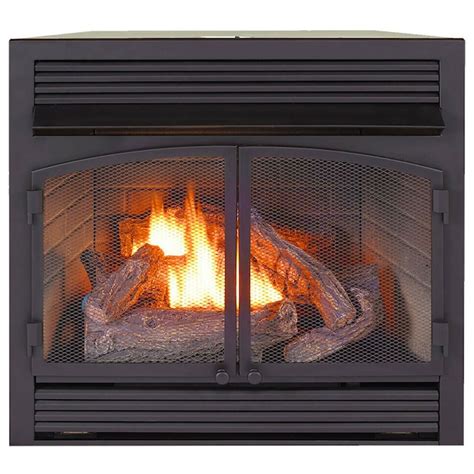 Procom Procom Dual Fuel Ventless Gas Fireplace Insert 32 000 Btu T Stat Control Model