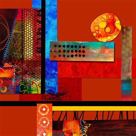 Collage Abstract 2 Mixed Media By Patricia Lintner Pixels