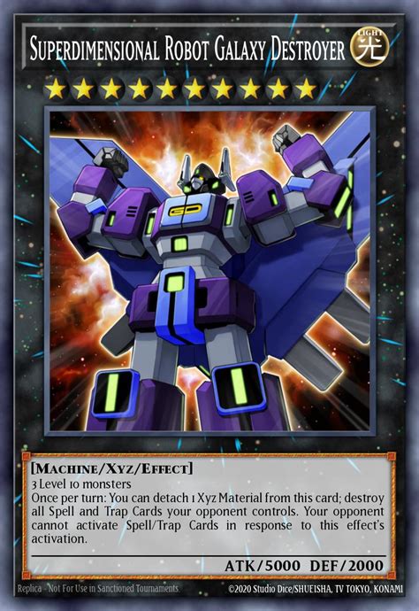 Superdimensional Robot Galaxy Destroyer Yu Gi Oh Card Database