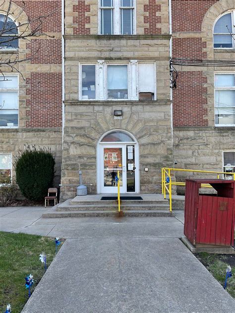 Entryway Of Mineral County Courthouse In Keyser West Virginia Built