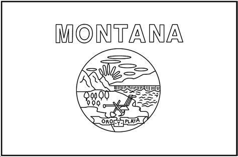 Montana State Tree Coloring Page Coloring Pages