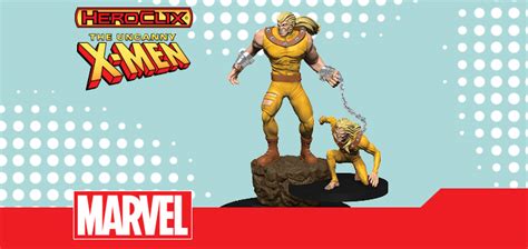 Marvel Heroclix Uncanny X Men Sabretooth And Wild Child