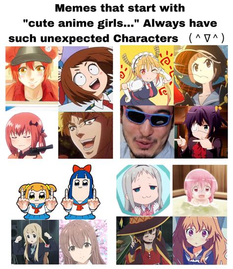 Cute Anime Girls Meme 29967245 R Animemes