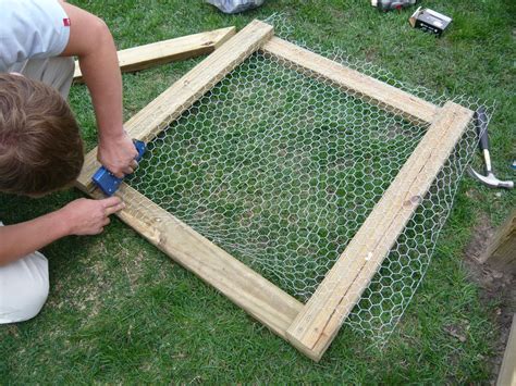 How to install chicken wire by robin lewis; Designing Domesticity: Keepin' the Critters Out