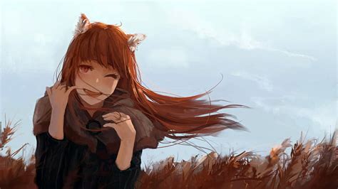 Hd Wallpaper Anime Spice And Wolf Holo Spice And Wolf Sky