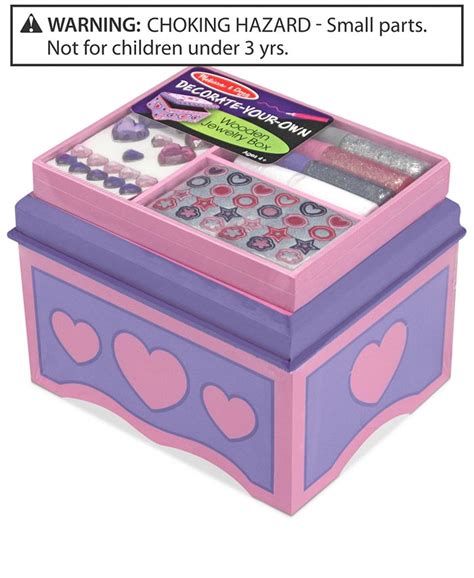Melissa And Doug Kids Toy Decorate Your Own Jewelry Box And Reviews