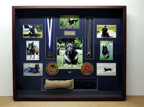 This Beautiful Shadow Box Was Created In Memory Of Our Beloved Police