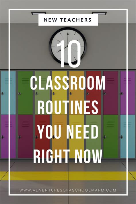 10 Classroom Routines You Need Immediately Classroom Routines And