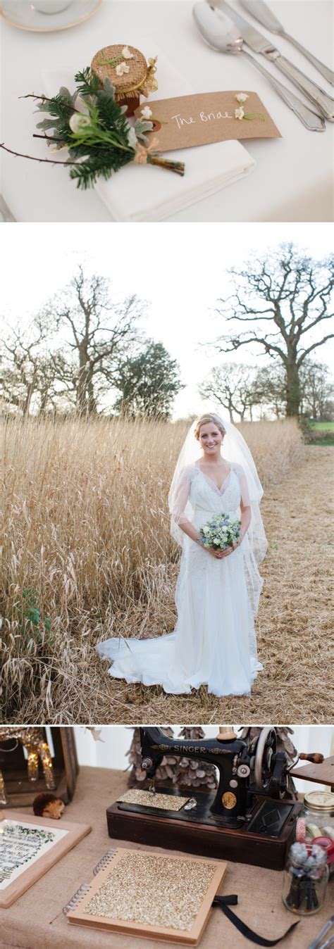 A Warm Winter Glamorous Rustic Wedding With A Jenny