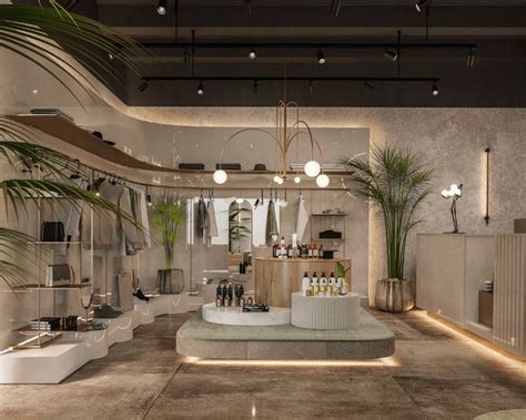 Store Concept Design On Behance Store Design Interior Showroom