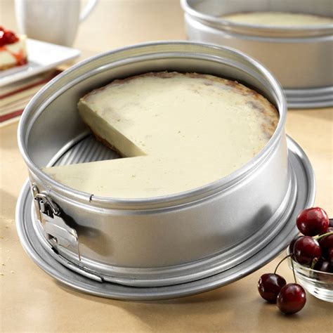 The key to cooking this cheesecake in your slow cooker is having a small bowl or springform pan that will fit inside of your crock. crustless cheesecake in springform pan
