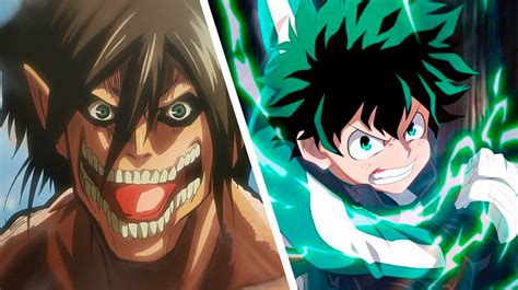 Eren Jaeger De Attack On Titan Vs Deku De My Hero Academia ¿quién Gana