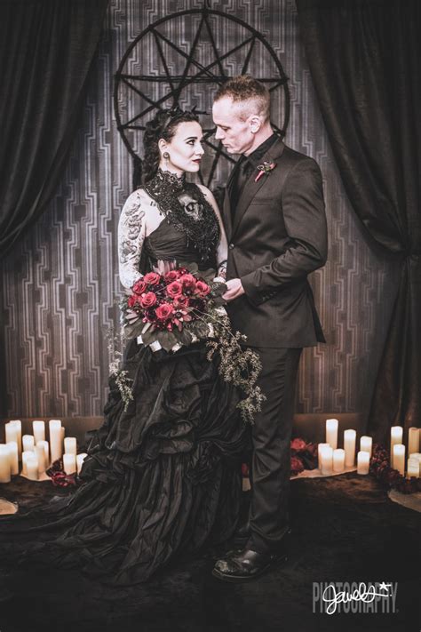 Gothic Wedding Styled Shoot Goodness Photography By Jewels