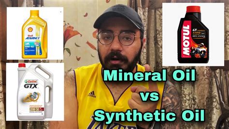 Mineral Oil Vs Synthetic Oil Difference Explained In Hindi Youtube