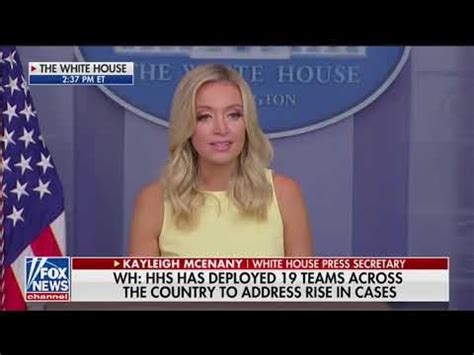WH Press Secretary Kayleigh McEnany Weve Done More Than Any Country
