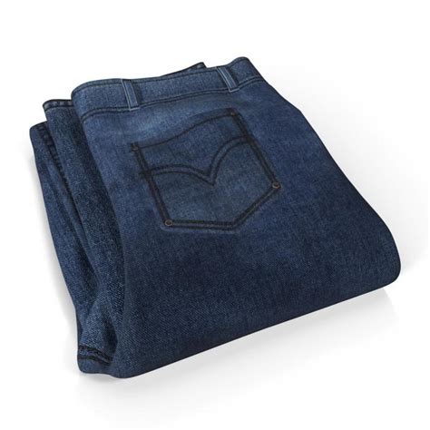 Jeans Folded 2 3d Model 3d Molier International
