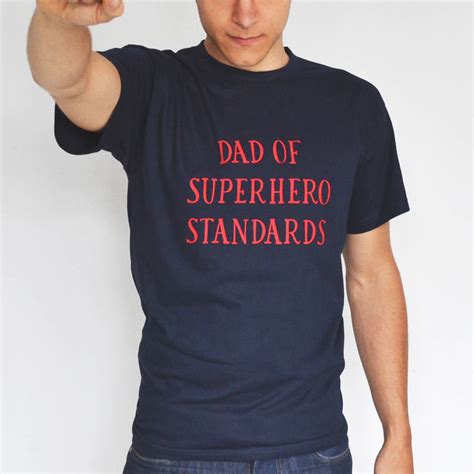 Dad Of Superhero Standards T Shirt By Solesmith