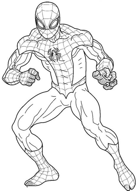 Desene Cu Spiderman De Colorat Imagini și Planșe De Colorat Desene de