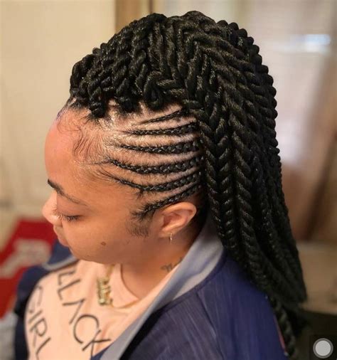 Braided Mohawk Hairstyles With Weave Styles To Try Claraitos Blog