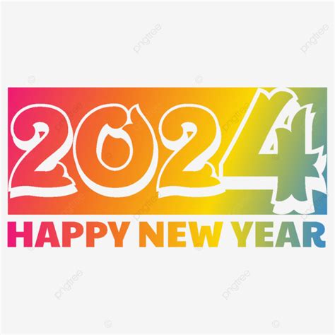 Imágenes De Feliz Año Nuevo 2024 Vector Png Dibujos Imágenes De Año