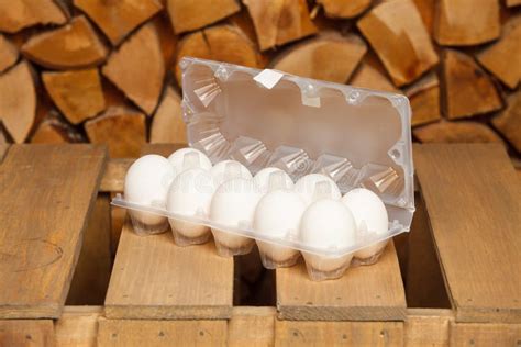 Dozen Of White Eggs Stock Photo Image Of Healthy Horizontal 72724486