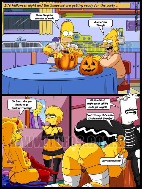 Halloween Night Os Simpsons 13 Tufos ⋆ Xxx Toons Porn