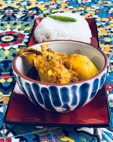 If your stew looks too watery, have no fear! Bangali Murgir jhol : Bengali-style chicken stew