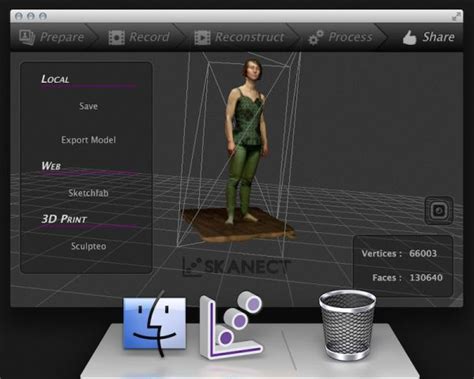 Kinect V D Scanner Software