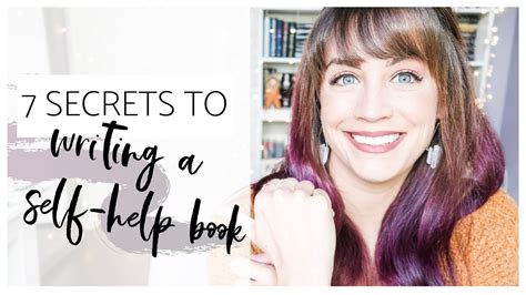 7 SECRETS TO WRITING A MUST-READ SELF-HELP BOOK - YouTube