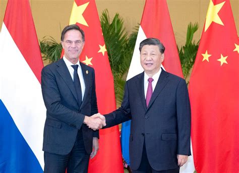 Xi Meets Dutch Pm Rutte