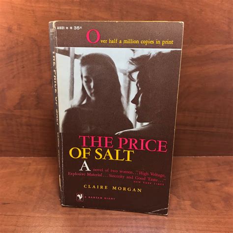 The Price Of Salt By Claire Morgan Patricia Highsmith Etsy