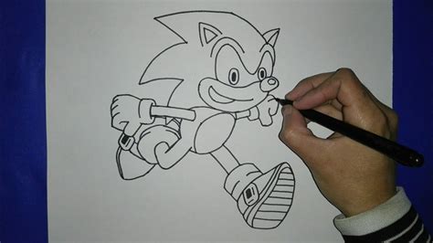 Como Dibujar A Sonic How To Draw Sonic Youtube