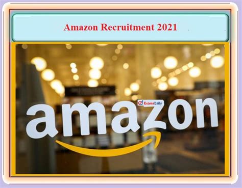Amazon Job Opportunities 2021 Out Download Notification Pdf And Apply