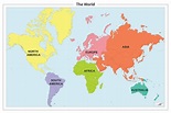 world map outline continents