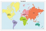 Pics Photos - Map The World Continents