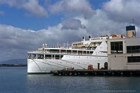 Lurline At Honolulu Harbor 1965 The Fourth And Final