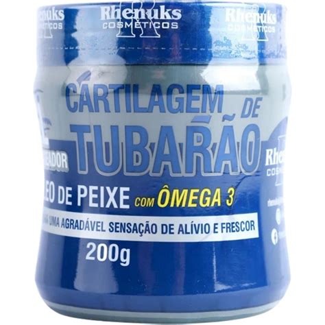 Gel Massageador Cartilagem de Tubarão Óleo de Peixe Ômega 3 Submarino