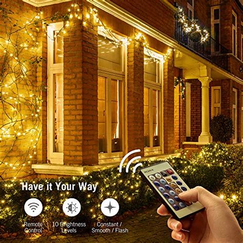 Taotronics 33ft 100 Led String Lights Tt Sl036 Dimmable With Remote