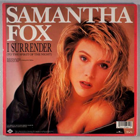 Samantha Fox Naughty Girls Need Love Too Vinyl Records